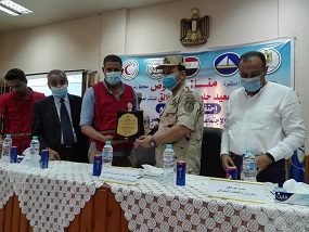Military Adviser to Damietta governorate Honor ُERC Emergency and Relief teams Damietta branch