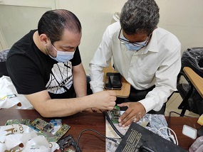 Vocational trainings "Mobile maintenance" through Maddad Project