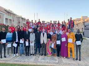 Honoring the team work of provide humanitarian services to migrants project in Egypt (AMiRA)